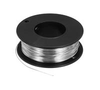 MECCANIXITY Filo di resistenza al riscaldamento in nicromo 80 Cr20Ni80, calibro 24/0,5 mm, ad alta temperatura, per riparazione di componenti elettronici, nero