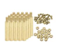 MECCANIXITY M3 maschio in ottone distanziatore esagonale distanziatori viti, dadi, set di 20 set di dadi esagonali a colonna M3 x 24+6 distanziatori filettati per scheda madre Raspberry Pi PCB fai da