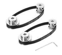 MECCANIXITY Puleggia dentata 20 e 36 denti 5mm foro ruota sincrona con cinghia e chiave per stampante 3D, macchina CNC