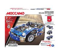 Meccano 6028434 - Set Costruzioni 5 Modelli Set Auto Sportive, Pezzi in Metallo