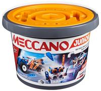 MECCANO Junior, Kit di Costruzioni, Secchiello da 150 Pezzi per Gioco Creativo - dai 5 Anni