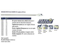 Mecchia piatta foratura legno Lunghezza 400mm BLUE GROOVE 4X Irwin