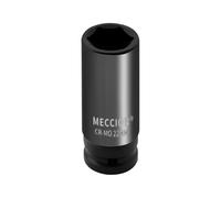 Meccion Bussola a percussione da 1/2" 22 mm, 6 punti Cr-Mo Deep Impact Socket, lunghezza 78 mm