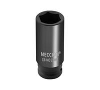 Meccion Bussola a percussione da 1/2" 23 mm, 6 punti Cr-Mo Deep Impact Socket, lunghezza 78 mm