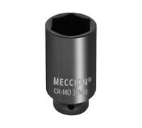 Meccion Bussola a percussione da 1/2" 30 mm, metrica, 6 punti Cr-Mo Deep Square Impact Sockt, lunghezza 78 mm