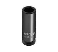 Meccion Bussola a percussione da 1/2 pollici, 18 mm, 6 punti Cr-Mo Deep Impact Socket, lunghezza 78 mm
