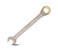 Meccion Chiavi Combinate, Professionale 27mm Chiavi Inglesi Fissa a Cricchetto - Acciaio al Cromo Vanadio Forgiata/Nichelato Nero
