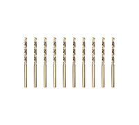 Meccion HSS-Co Punta per Metallo Professional 10pcs 1.5mm Punte Elicoidali per Forare Acciaio Inox e Metallo, Norma DIN 338