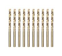 Meccion HSS-Co Punta per Metallo Professional 10pcs 4.5mm Punte Elicoidali per Forare Acciaio Inox e Metallo, Norma DIN 338