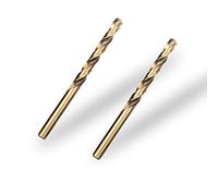 Meccion HSS-Co Punta per Metallo Professional 2pcs 7.5mm Punte Elicoidali per Forare Acciaio Inox e Metallo, Norma DIN 338