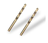 Meccion HSS-Co Punta per Metallo Professional 2pcs 8.0mm Punte Elicoidali per Forare Acciaio Inox e Metallo, Norma DIN 338