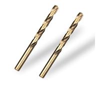 Meccion HSS-Co Punta per Metallo Professional 2pcs 9.5mm Punte Elicoidali per Forare Acciaio Inox e Metallo, Norma DIN 338