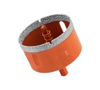 Meccion Seghe a Tazza Diamantate con Punte Guida, Vacuum Brasato Punte Diamantate per Piastrelle, Porcellana, Vetro, Marmo, Ceramica (70mm)