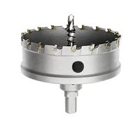 Meccion Seghe a Tazza in Carburo, Taglierina per Fori in Carburo TCT Heavy Duty per Lamiera di Acciaio Inossidabile, Metallo, Lega, Ferro, Legno (95mm)