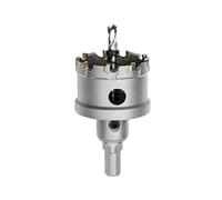 Meccion Seghe a Tazza in Carburo, Taglierina per Fori in Carburo TCT Heavy Duty per Lamiera di Acciaio Inossidabile, Metallo, Lega, Ferro, Legno (48mm)