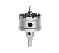 Meccion Seghe a Tazza in Carburo, Taglierina per Fori in Carburo TCT Heavy Duty per Lamiera di Acciaio Inossidabile, Metallo, Lega, Ferro, Legno (54mm)