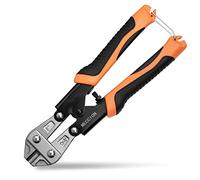 Meccion Tagliabulloni 205 mm Cr-V Tagliafili per Cavi, Rete Metallica, Catene, Filo di Acciaio, a Molla con Comoda Impugnatura in Gomma Morbida