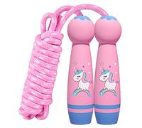 Mecctuck Corda per saltare per bambini, 2,6 m, per saltare la corda, saltare la corda per bambini, corde per saltare regolabili, per ragazzi e ragazze, fitness, allenamento osseo