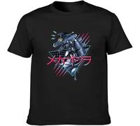Mech Kaiju Mechagodzilla Heroes Monster T-Shirt Graphic Unisex Tees Black 3XL