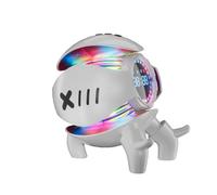 Mech Monster AI Voice Robot Speaker, 7 modelli AI grandi, WiFi e Bluetooth Dual-Mode, Controllo vocale, Luce RGB, Sveglia digitale, Riproduzione di schede TF, regalo di decorazione per la casa