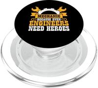 Mechanic Because Even Engineers Need Heroes PopSockets PopGrip per MagSafe