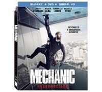 Mechanic Resurrection (Blu-ray) Jason Statham Jessica Alba Tommy Lee Jones