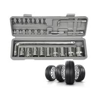 Mechanic Socket Set With Storage Case |Socket Set Mechanic Repair Tool Kit | Mechanic Socket Set For Mechanic Socket Set Home Garage Workshop Car Motorcycle Truck Industrial
