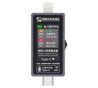 Mechanic T-824 Type-C to Lightning Tester di inserimento della coda con display