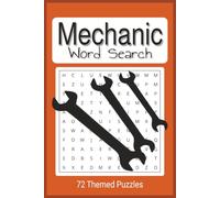 Mechanic Themed Word Search Puzzle Book: Easy to read Word Find