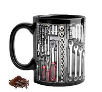 Mechanic Toolbox, tazza da caffè in ceramica con manico, 325 ml, grafica creativa 3D, per meccanici, papà e appassionati di meccanica