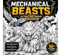 Mechanical Animal Robot Warriors Coloring Book: Epic Sci-Fi Beasts Featuring Powerful Robot Animals, Futuristic Machines, Battle Creatures, and Action-Packed Designs for Kids and Teens