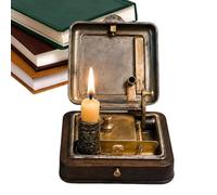Mechanical Candle Box Elegant - Decorative Portable Home Stand, Pocket Stick Holder Living, Room Bedroom Kitchen Entryway Desk | Home Living Room Bedroom Kitchen Entryway Desk Shelf Table