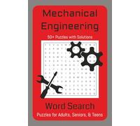 Mechanical Engineering Word Search Puzzle Book: Word Searches with Easy to Read Print about Mechanical Engineering, Components, and More | 6x9 inches, ... Gift for Vacations, Holidays, and Free Times