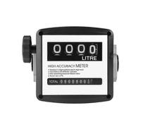 Mechanical Fuel Gauge 4-Digit Fuel Flow Mechanical Fuel Flow Meter 25Mm (1 inch Internal Thread) 5-