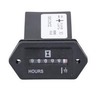 Mechanical Hour Meter | DC10-80V High - Exactness Time Monitor for Machinery/Trucks/Generators | Data Storage, 0.01H Exactness, 99999.9H Range