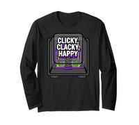 Mechanical Keyboard Custom Switch Clicky Clacky Happy Maglia a Manica