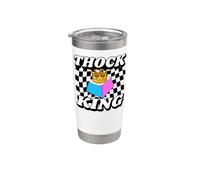 Mechanical Keyboard Enthusiast Thock King Custom Keeb Bicchiere termico in acciaio inox doppia parete