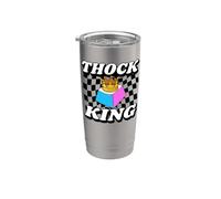 Mechanical Keyboard Enthusiast Thock King Custom Keeb Bicchiere termico in acciaio inox doppia parete
