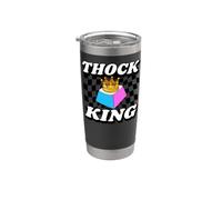 Mechanical Keyboard Enthusiast Thock King Custom Keeb Bicchiere termico in acciaio inox doppia parete