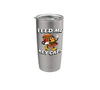 Mechanical Keyboard Feed Me Key Caps Retro Typist Bicchiere termico in acciaio inox doppia parete