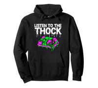 Mechanical Keyboard Listen To The Thock PC Gamer Felpa con Cappuccio