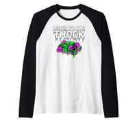 Mechanical Keyboard Listen To The Thock PC Gamer Maglia con Maniche Raglan