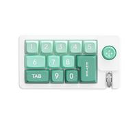 Mechanical Keyboard, RGB Wired Keyboards, Hot-Swappable Number Pad, Integrated Joystick Controller, Ergonomic Design for Writing PC Game Music Production Live Streaming Creative Task 5.39x2.95x1.5in