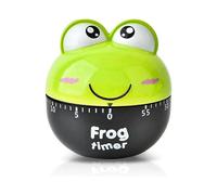 Mechanical Kitchen Timer, 360 Degree Cartoon Timers Cute and Attractive Multifunction Cooking Countdown Timer Mechanical Reminder (Green)