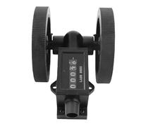 Mechanical Length Meter | 5 Digit Roller Counter for Textiles/Printing/Leather | 0-99999 Range, 200 / min Speed, Stainless Steel