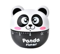 Mechanical Manual Timer - 60-Minute Cartoon Wind-Up Student Timer Featuring Frog, Puppy, Panda, Tomato Designs, Loud Audible Alarm, No Battery Required, Durable Kitchen Decor Tool Supporting Time