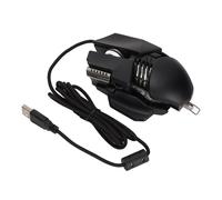 Mechanical Mouse 12800 DPI Ergonomics Retractable Adjustment RGB USB Black 6D Button Gaming Wired Mouse