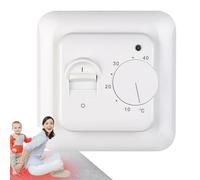 Mechanical Thermostat Controller, Manual Adjustable AFixture, Sturdy Build with Compact Details, Climate Accessory with Reliable Performance, 2.36 inches Household Equipment, Organizer for Room Floor