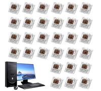 Mechanicall Keyboard Replacement Axis - 30Pcs Easy Installation, Keyboards Cross Shaft Switch, Mechanical Switches Replacement Pack | Mechanical Switches Axis, Meechanical Keyboard Aaxis for Game