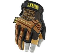 Mechanix Wear Guanti Leather M-Pact Framer (S, Marrone/Nero)